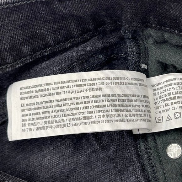 Abercrombie Fitch Ultra High Rise 90s Straight‎ Denim Jeans Women 33 16 Vintage - Picture 10 of 11